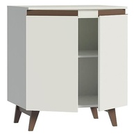 Balcão Madesa Reims 70 cm 2 Portas – Design Moderno e Resistente em Branco - imagem 4