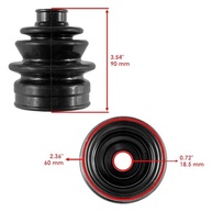 Kit Bota Eixo Traseiro Caltric para Yamaha Grizzly 700 YFM700FG 4x4 (2009-2011) - Proteção Essencial - imagem 3