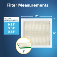 Filtro de Ar Filtrete 10x10x1 MPR 700 MERV 8: Respire Ar Puro e Livre de Poeira, Pólen e Pelos de Pets (Pacote com 4) - imagem 4