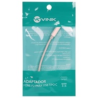 Adaptador P2 para USB-C Vinik 7.1: Som Imersivo e Chamadas Claras - imagem 4