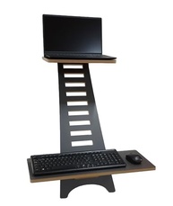 Suporte Standing Desk para Notebook 71cm Grafite - Ajustável e Ergonômico - imagem 5