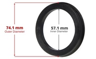 Anéis de Centralização Circuit Performance: Elimine Vibrações e Garanta Conforto | 74.1mm OD x 57.1mm ID - imagem 5