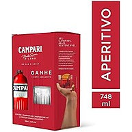 Aperitivo Campari 748ml + Copo - imagem 3