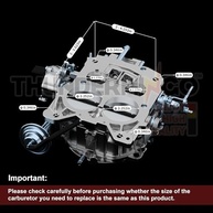 Carburador Rochester Quadrajet 4MV 750CFM - Performance V8 GM Cadillac 1980-1989 - imagem 4