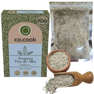 CoCook Tempero 100% Natural Pão de Alho Petiscos 75g Ideal para Churrasco, Festas Zero Glúten, Zero Lactose, Zero Conservantes, Zero Corantes, Zero Sódio - Rende até 30 porções - imagem 2