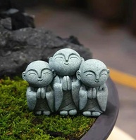 Ornamento de Buda Jizo 7,6 cm - Escultura Artesanal para Decoração de Jardim e Ambientes - imagem 5