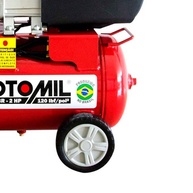 Motocompressor de Ar Motomil 7,6PCM 24L 2HP Monofásico 220V + Kit 5 Acessórios - imagem 4
