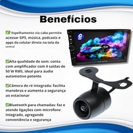 Central Multimídia MP5 First Option 7810H 1 Din: Tela 7" Touch, Bluetooth e USB para seu Carro - imagem 3