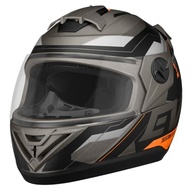 Capacete Fechado Pro Tork Evolution 788 G8 EVO Fosco Grafite/Laranja - TAM 62 - imagem 3