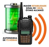 Rádio Comunicador UV-6R 7W: Dupla Banda VHF/UHF, Bateria Lítio, Lanterna LED e Rádio FM - imagem 4
