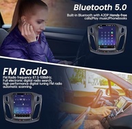 Rádio Automotivo Ford Focus 2012-2018: Tela HD 9.7" 8 Núcleos, CarPlay/Android Auto Sem Fio, GPS e Som HiFi - imagem 5