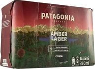 Pack Cerveja Patagonia Amber Lager Nacional 350ml Lata Sleek - 8 Unidades - imagem 1