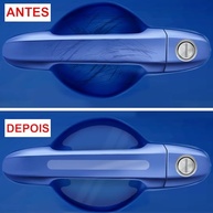Kit 8 Adesivos Protetores de Maçaneta TOYOTA - Transparente, Brilhante e Resistente - imagem 3