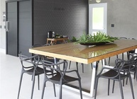 Kit com 8 Cadeiras Allegra Masters Empilháveis em Polipropileno - Design Moderno para Sala, Cozinha e Área Externa - imagem 2