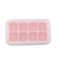 Forma de Silicone Rosa para Congelar Papinhas - 8 Cubos 30ml com Tampa Hermética | Segura, Prática e Livre de BPA - imagem 4
