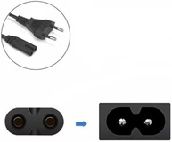 Cabo de Força Tipo 8 (2 Pinos) 1,5m - Conexão Segura para PC, Xbox e Mais! - imagem 5