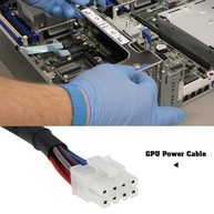 Cabo de Alimentação GPU 8 Pinos para 10 Pinos eMagTech - Peça de Reposição HP DL380 Gen9 (25cm) - imagem 4