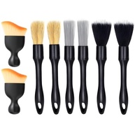Riomhorry: Kit 8 Pincéis Detalhamento Carro - Limpeza Impecável Interior/Exterior - imagem 2