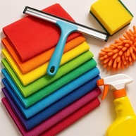 Kit 8 Panos Microfibra 30x30cm - Ultra Absorvente, Reutilizável e Sem Fiapos para Cozinha e Automóveis - imagem 2