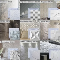 Kit Formas para Gesso 3D - 8 Modelos Decorativos em ABS para Painéis Personalizados - imagem 4