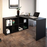 Mesa de Escritório em L com 8 Nichos - Design Moderno para Home Office - imagem 3