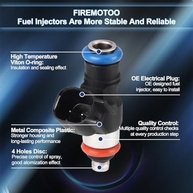 Kit 8 Injetores de Combustível 4 Furos para Chevy Camaro, Corvette, SS e Pontiac G8 6.0L/6.2L/7.0L - imagem 3