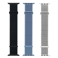 Kit 3 Pulseiras Esportiva de Nylon Estilo Loop Cores Vivas para Watch Series 7 8 9 e Ultra Ultra 2 - imagem 2
