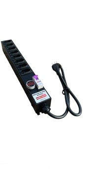 Filtro de Linha 8 Tomadas 20A com Voltimetro e Disjuntor CVAM: Segurança e Controle para Seus Equipamentos - imagem 5