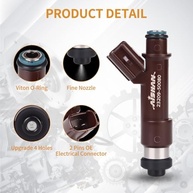 Kit 8 Injetores de Combustível 4 Furos para Toyota Tundra, Sequoia, 4Runner, Land Cruiser e Lexus GX/LX V8 - imagem 3