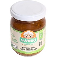 Da Vovó, Papinha infantil vegana, +8, Orgânica, Sabor Moranga com Feijão e Beterraba, 200ml - imagem 3