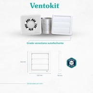 Ventokit Air'Brise 80 - Refresque Ambientes Pequenos com Tecnologia Avançada - imagem 3