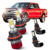 Lâmpadas LED 9007 HB5 e 9006 para Ford F150 97-00: Brilho 800% Superior, Plug and Play (Kit 4 Peças) - imagem 2