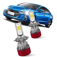 Lâmpadas LED H7 800% Mais Brilhantes para Hyundai Elantra GT 2013-2017 - Faróis de Neblina com Resfriamento Turbo e Instalação Plug and Play - imagem 1