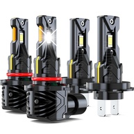 Kit 4 Lâmpadas LED Farol Alto e Baixo Lincoln Town 2003-2011 - 48000 Lúmens 800% Mais Brilho - imagem 1