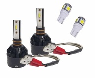 Kit Super LED H3 + T10 8000K: Iluminação Premium para Faróis Auxiliares, Milha e Neblina - imagem 2