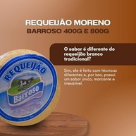 Requeijão Moreno Barroso 400g e 800g - Autêntico Requeijão de Coluna/MG, Sabor Caseiro, Perfeito para Café da Manhã, Lanches e Pratos Gourmet, Produto Artesanal Mineiro, Textura Cremosa e Irresistível” - imagem 3