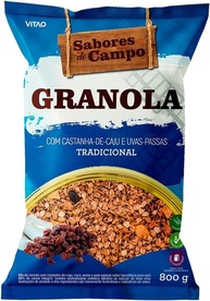 GRANOLA TRADIDIONAL SABORES DO CAMPO 800G - imagem 1