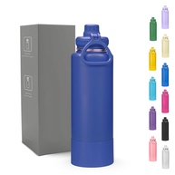 Garrafa Térmica 800ml Azul Marinho - Aço Inox 304, Isolamento Duplo, 12h Quente e 24h Frio - imagem 1