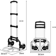 Carrinho de Mão Dobrável Chalesco: Até 80kg! - imagem 2
