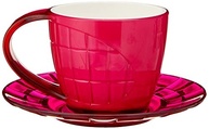 Xícara 80ml com Pires Rosa Transparente da Crippa - Estilo e Funcionalidade na Cozinha - imagem 2