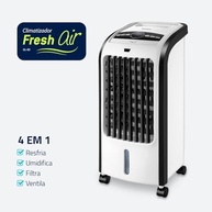 Climatizador Mondial Flash Air CL-03 80W 110V 4-em-1 Resfria Umidifica Filtra Ventilação Oscilação Timer - imagem 4