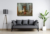 Pôster Impresso em Tela - Harmonia por Remedios Varo | Arte Abstrata Moderna 80x96cm - imagem 5