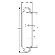 Fechadura Banheiro Inox Cromado Stam 823/03 - imagem 2