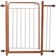 Portão de Segurança para Pets e Bebês | Largura Ajustável 69-84cm + Extensor 10cm | Cor Bronze - imagem 2
