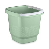 Balde Slim com Alça 8,5L Verde Menta - Prático e Durável para Organização Diária - imagem 2