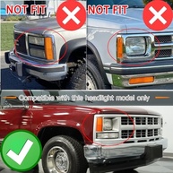 Kit Luz Seta LED DRL Fume p/ Chevy/GMC C/K10 Truck, Suburban, Yukon, Blazer, Tahoe 88-02 - imagem 3