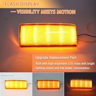 Kit Luz Seta LED DRL Fume p/ Chevy/GMC C/K10 Truck, Suburban, Yukon, Blazer, Tahoe 88-02 - imagem 4
