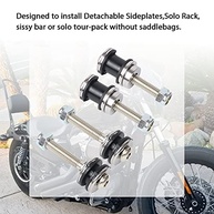 AUFER Kit Ferragens Sissy Bar Rápido Sportster XL 883 1200 (2004-2024) - Ancoragem Segura e Estilo - imagem 5