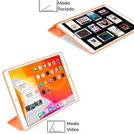 Capa iPad 7a, 8a e 9a Geração 10.2″ WB - Premium Slim Antichoque com Compart. para Pencil - Laranja - imagem 3