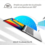 Notebook ASUS Vivobook Go 15, Intel Core i3 N305, 8GB, 256GB, W11 Home, Tela 15,60" FHD, Cool Silver - E1504GA-NJ434W - imagem 4